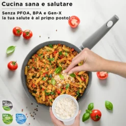 Batteria pentole con teglia e tortiera 8 pezzi