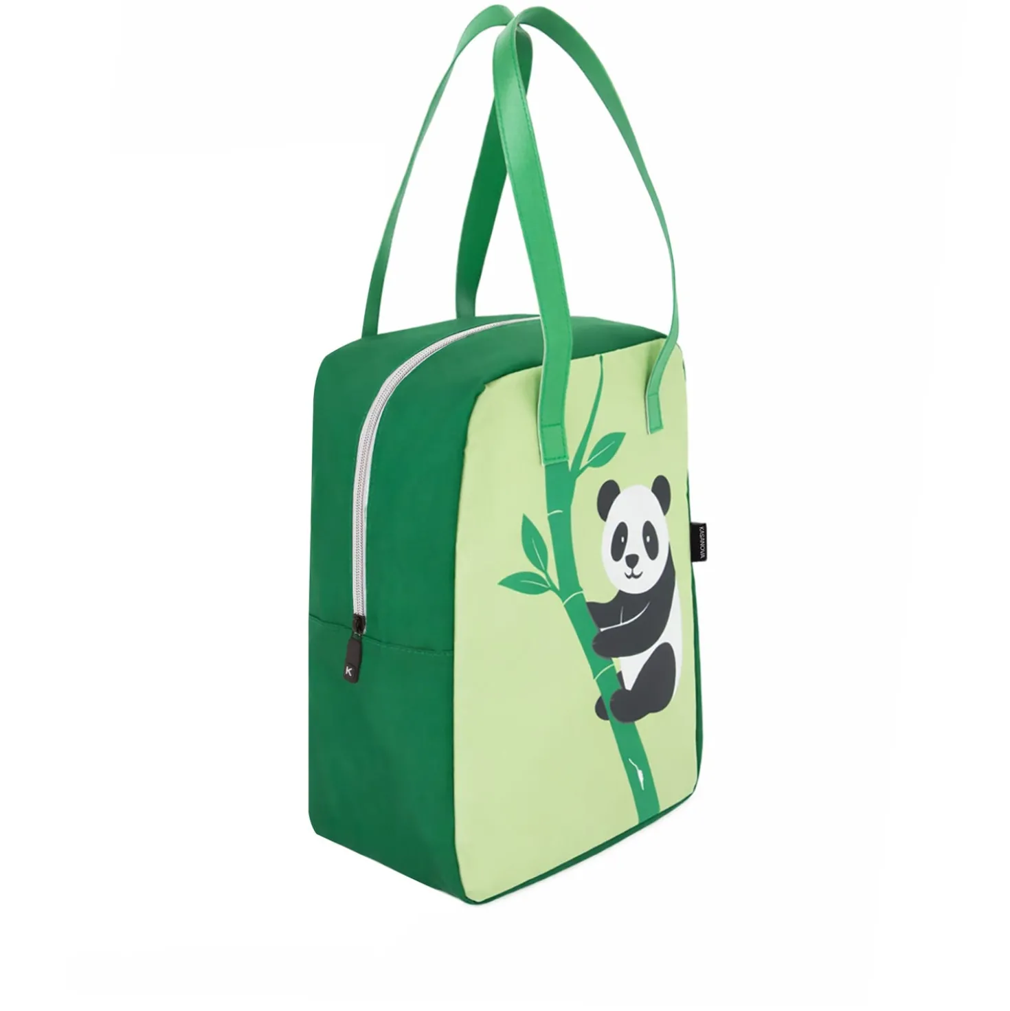 Borsa termica impermeabile panda 11 L verde con manici