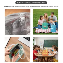 Borsa termica porta pranzo piovra 11 L Cooler