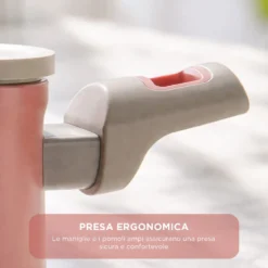 Casseruola 20 cm antiaderente ceramico Koral con coperchio