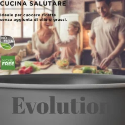 Casseruola 32 cm con coperchio Evolution
