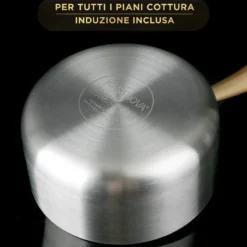 Casseruola 18 cm triplo strato Tri Ply - Gold con coperchio