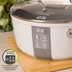 Casseruola induzione 26 cm con coperchio Fatto in casa da Benedetta