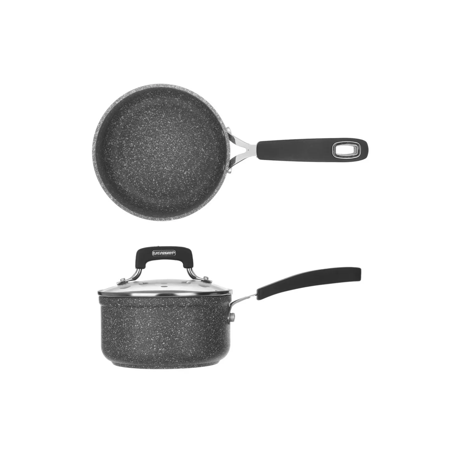 Casseruola New Petra Dark, da 16 cm con manico