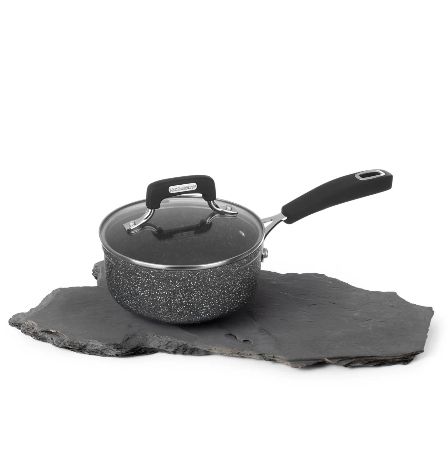 Casseruola New Petra Dark, da 16 cm con manico