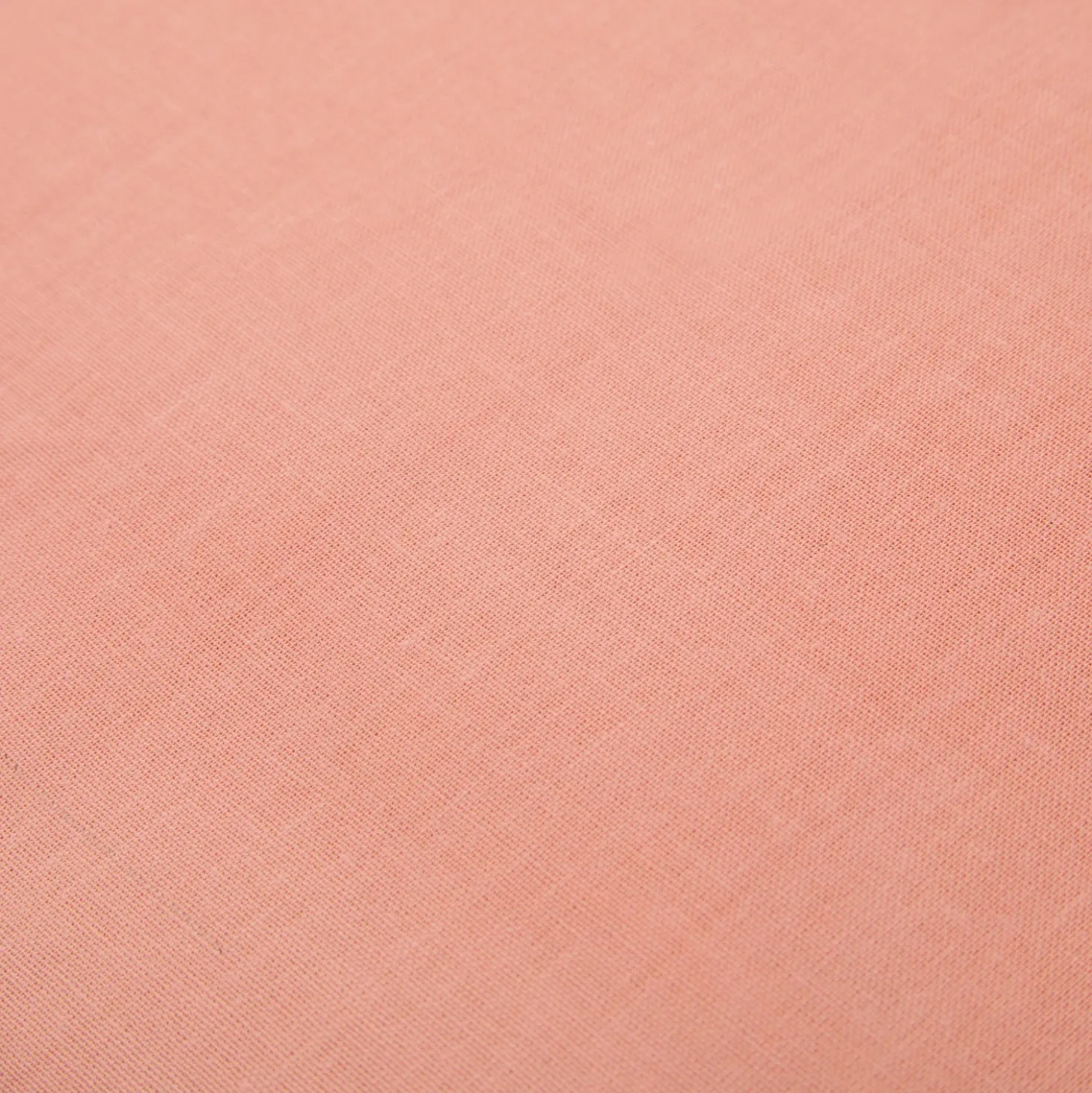 Completo letto singolo cotone tinta unita corallo