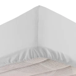 Completo letto singolo cotone grigio chiaro Nicoletta