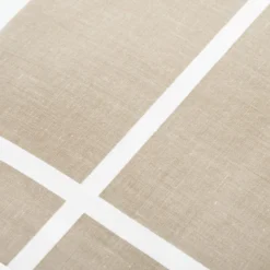 Completo letto singolo policotone quadrotti sabbia