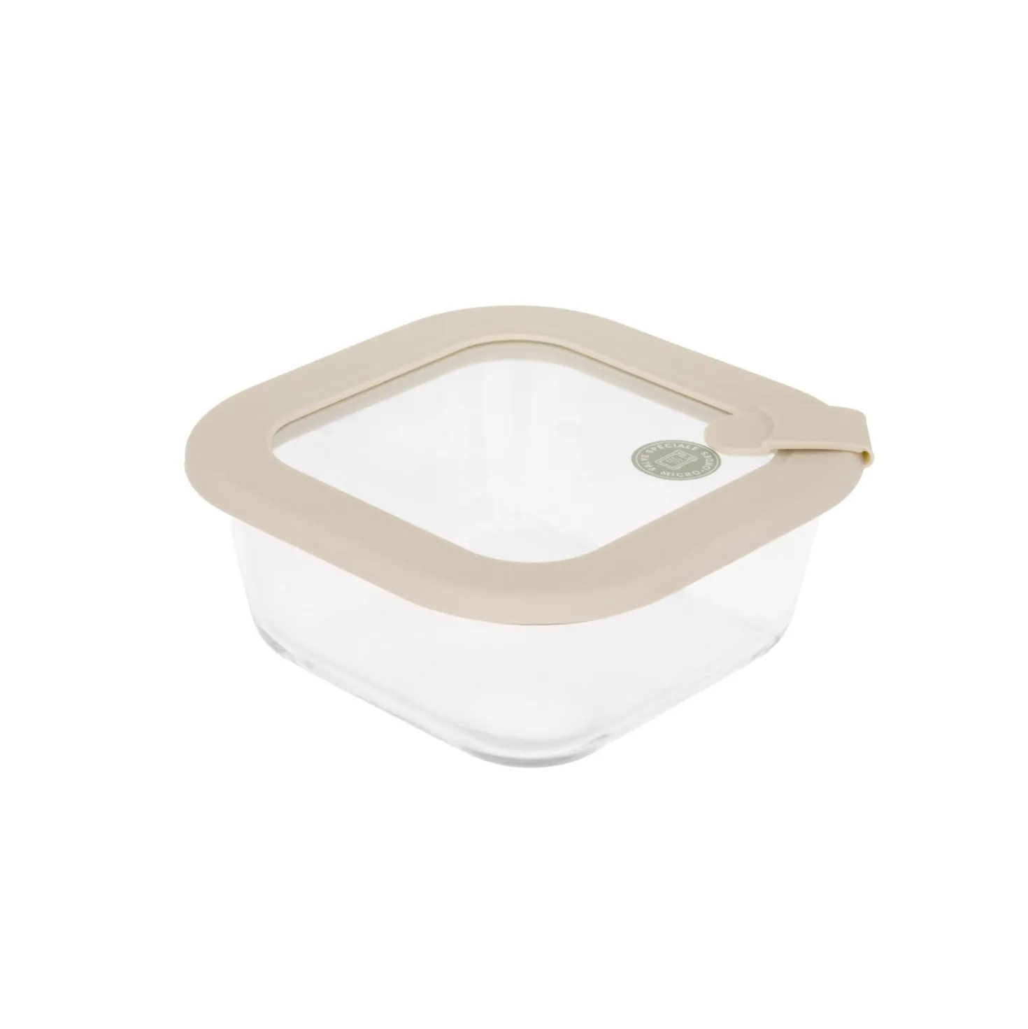 Contenitore alimentare quadrato vetro 500 ml Sileat