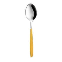 Cucchiaio tavola sfuso giallo in acciaio inox Silhouette