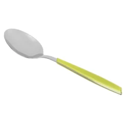 Cucchiaio tavola sfuso verde in acciaio inox Silhouette