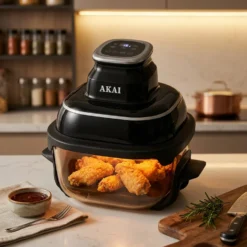 Friggitrice ad aria digitale 4,2 L 1500 W nera Akai
