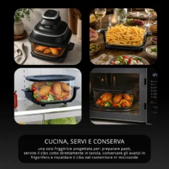 Friggitrice ad aria digitale 4,2 L 1500 W nera Akai