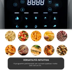 Friggitrice ad aria digitale 5,5 L con essiccatore