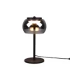 Lampada da tavolo nero opaco Madison Trio