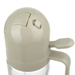 Oliera spray e versa vetro 550 ml tappo tondo tortora
