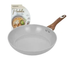 Padella 30 cm antiaderente ceramico New Ceramic grigio