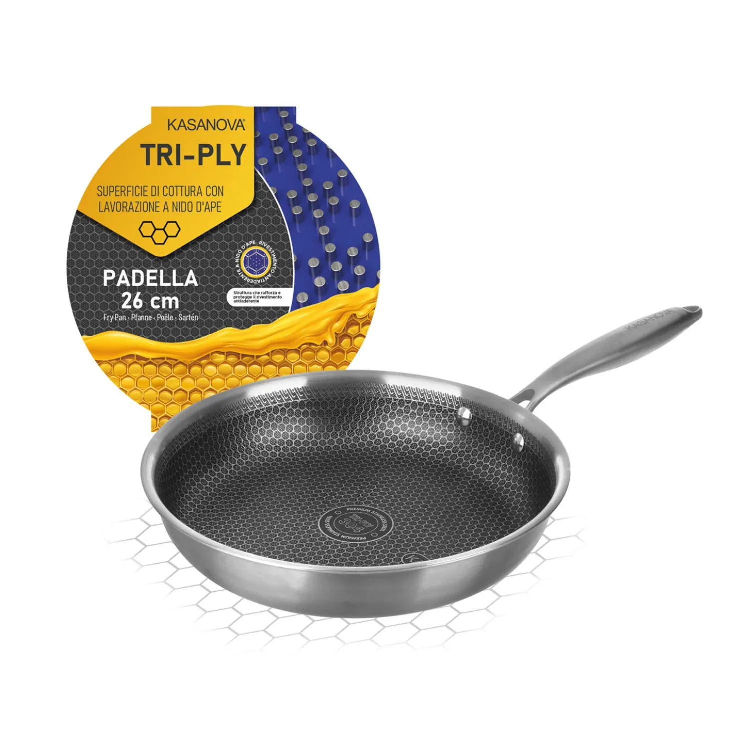 Padella 26 cm a 3 strati Tri - ply