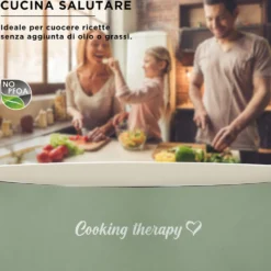 Padella 26 cm avocado Cooking Therapy