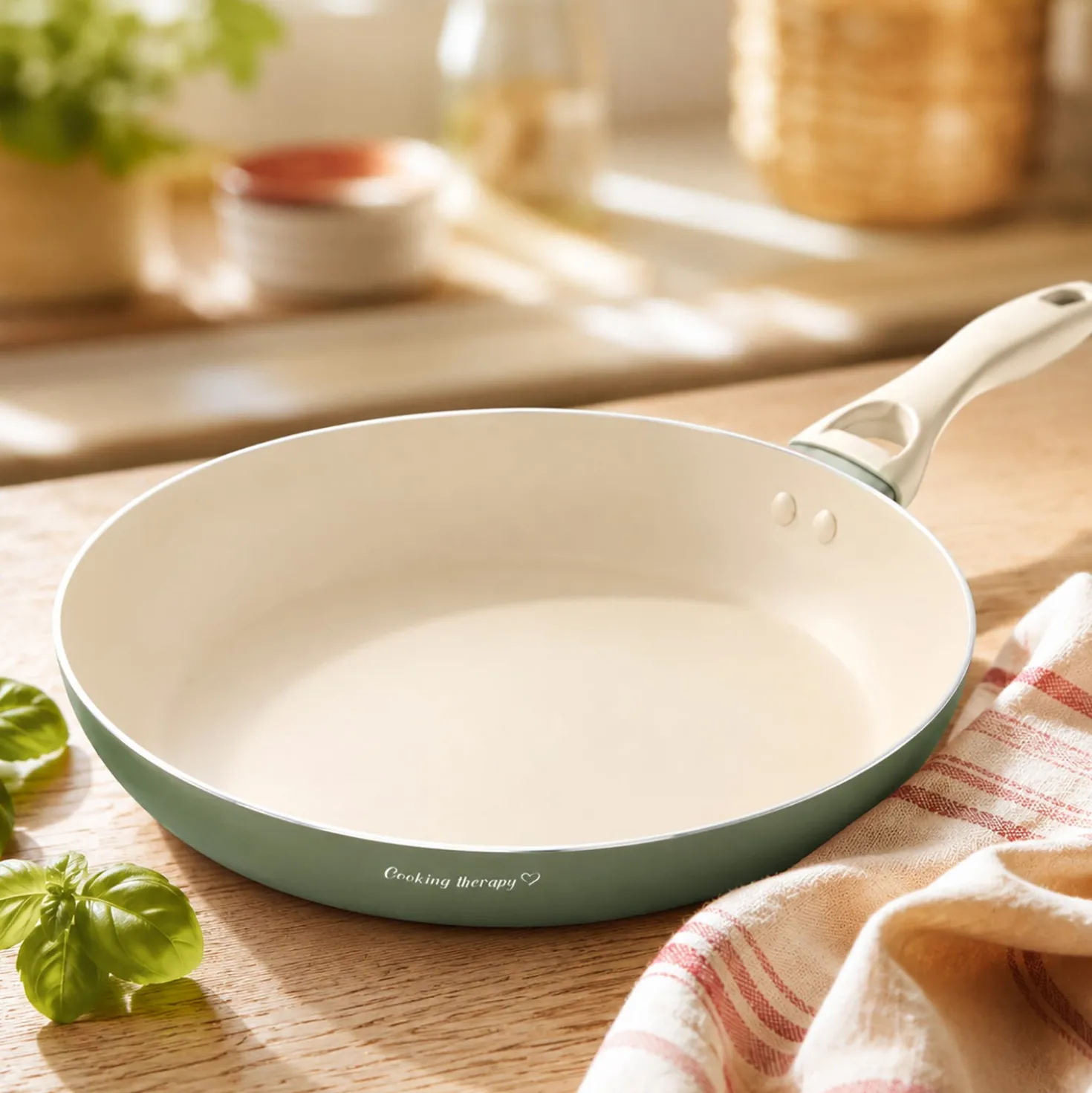 Padella 28 cm avocado Cooking Therapy