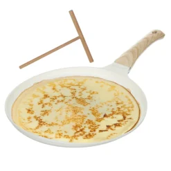 Padella crepes 28 cm con spatola Crepes Magie crema