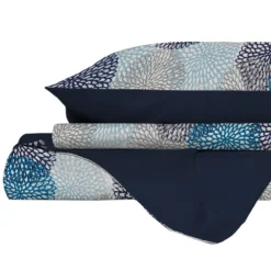 Parure copripiumino Fantasy Soffioni blu una piazza e mezza Datex