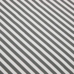 Parure letto singolo righe grigio Young