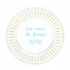 Piattino dessert vetro Vince chi finisce tutto Color Bloom