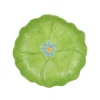 Piattino fiore verde 20 cm terracotta Florafruit