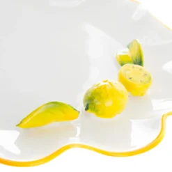 Piatto da portata 22 cm ceramica Limoni