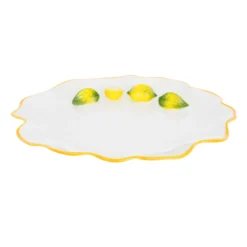 Piatto da portata 22 cm ceramica Limoni