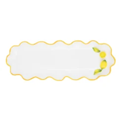 Piatto da portata ovale 36x13 cm ceramica Limoni