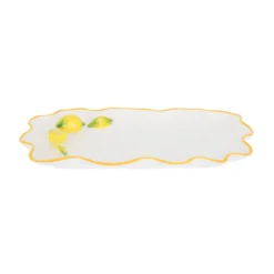 Piatto da portata 24x15 cm ceramica Limoni