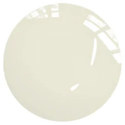 Piatto decorativo vetro 30 cm Uomo mela avorio