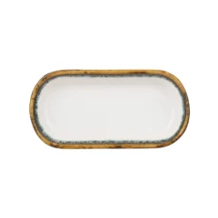 Piatto portata ovale 15,5x9 cm effetto acqua Ocean