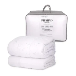 Piumino matrimoniale 4 stagioni microfibra con stampa