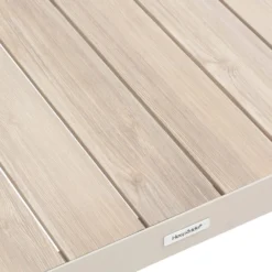 Salottino da giardino angolare beige Evasion