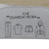 Scatola armadio 62x44x40 cm doppia cerniera e scritta grigio