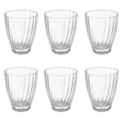 Set 6 bicchieri acqua vetro 300 ml Bouquet Pasabahce