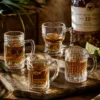 Set 4 bicchierini per liquore in vetro