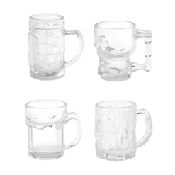 Set 4 bicchierini per liquore in vetro