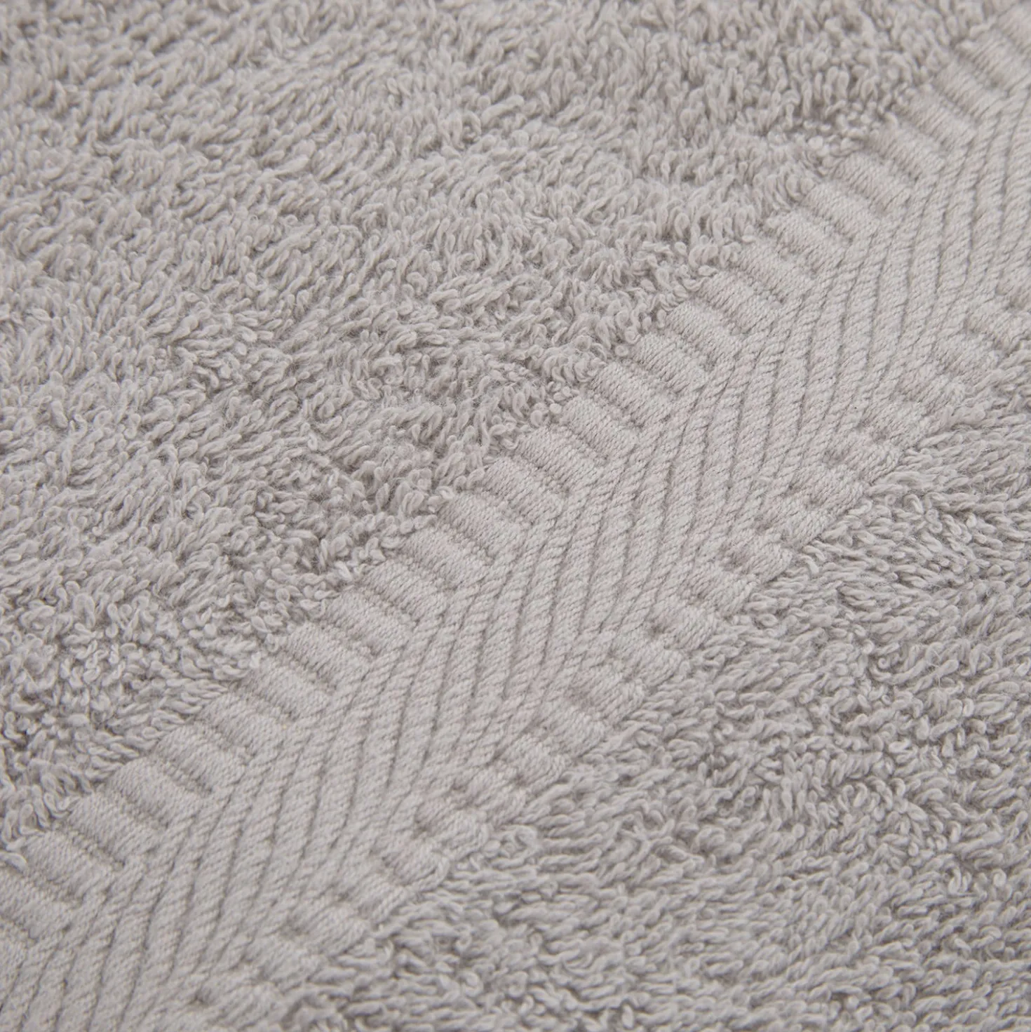 Set 2 lavette 30x30 cm cotone Basik grigio