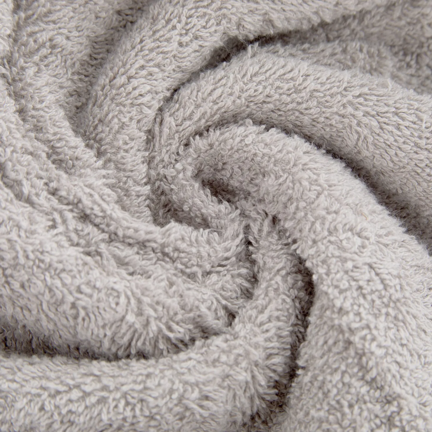 Set 2 lavette 30x30 cm cotone Basik grigio