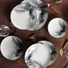 Set 24 pezzi tavola black and white