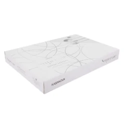 Set 24 posate acciaio inox manico bianco Supreme