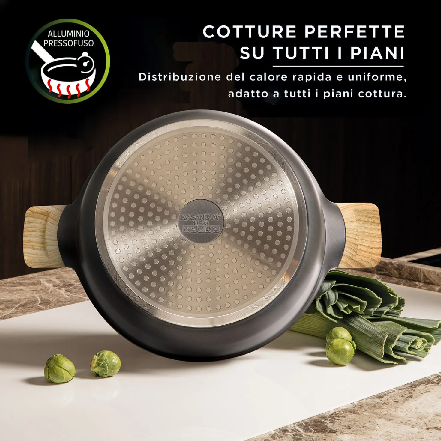 Tegame 32 cm con coperchio Evolution