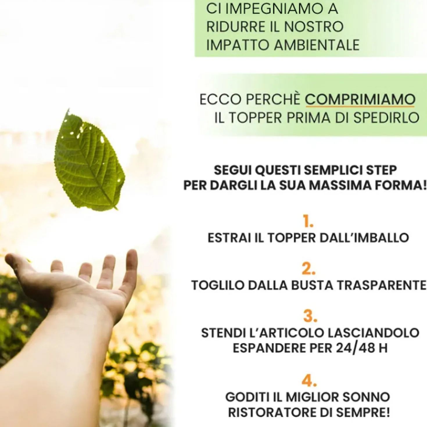 Topper matrimoniale in memory trattamento Aloe Datex