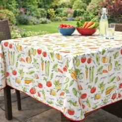 Tovaglia antimacchia 140x140 cm orto