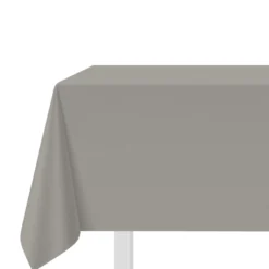 Tovaglia cotone tortora 140x180 cm Slub