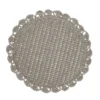 Tovaglietta decorativa 38 cm carta grigio